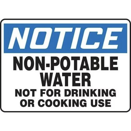 Accuform Safety Sign, MCAW805XV MCAW805XV